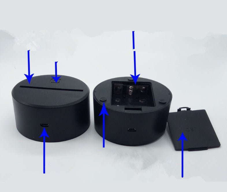 New Style Motorcycle 3D Lamp Seven Color Visual Stereoscopic Lamp LED Gradual Change Touch Remote Control Visual Lamp 3D Desk Lamp - Zambeel