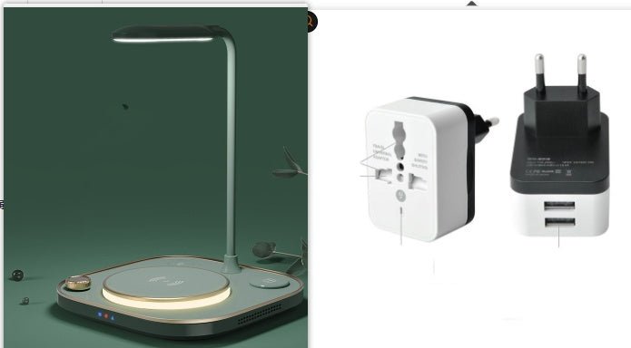 New Three - in - one Wireless Magnetic Charger 15W Fast Charging Desk Lamp Suitable - Zambeel