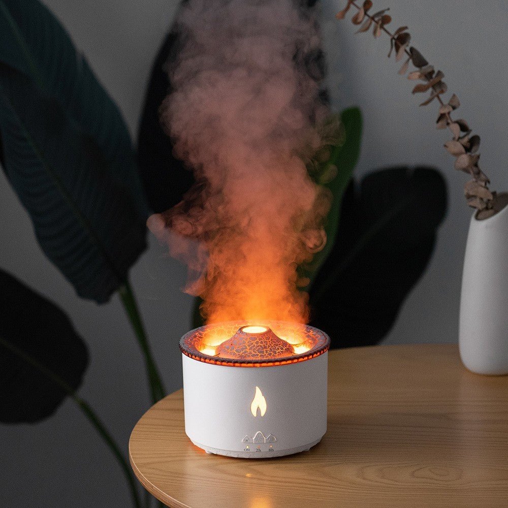 New Two - color Spray Ring Volcano Humidifier - Zambeel