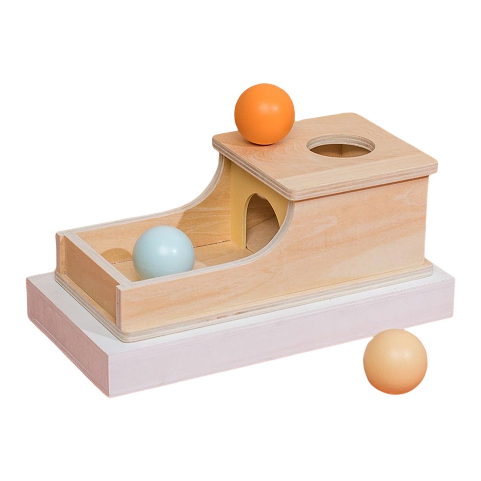 New Wooden Montessori Teaching Aids Sensory Training Target Box Toys - Zambeel