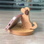 New Wooden Phone Bracket Cartoon Puppy Solid Wood Mobile Phone Holder Desktop Universal Mobile Phone Holder - Zambeel