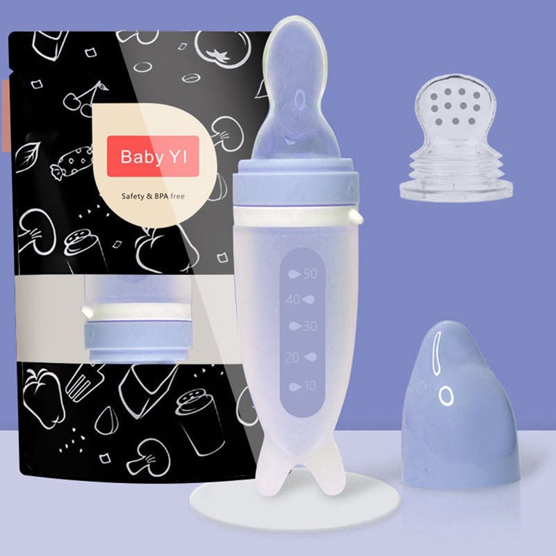 Newborn Dolphin Multi - Purpose Silicone Feeding Bottle - Zambeel