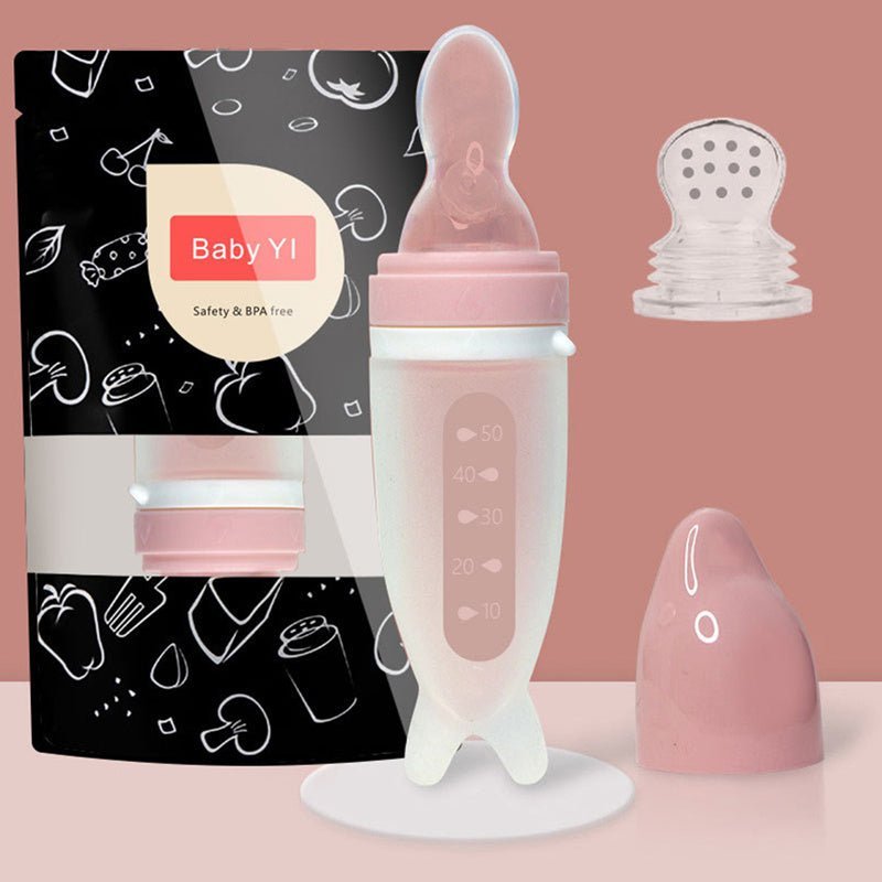 Newborn Dolphin Multi - Purpose Silicone Feeding Bottle - Zambeel