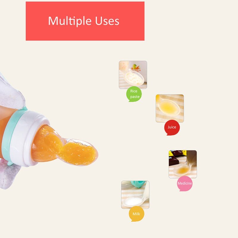 Newborn Dolphin Multi - Purpose Silicone Feeding Bottle - Zambeel