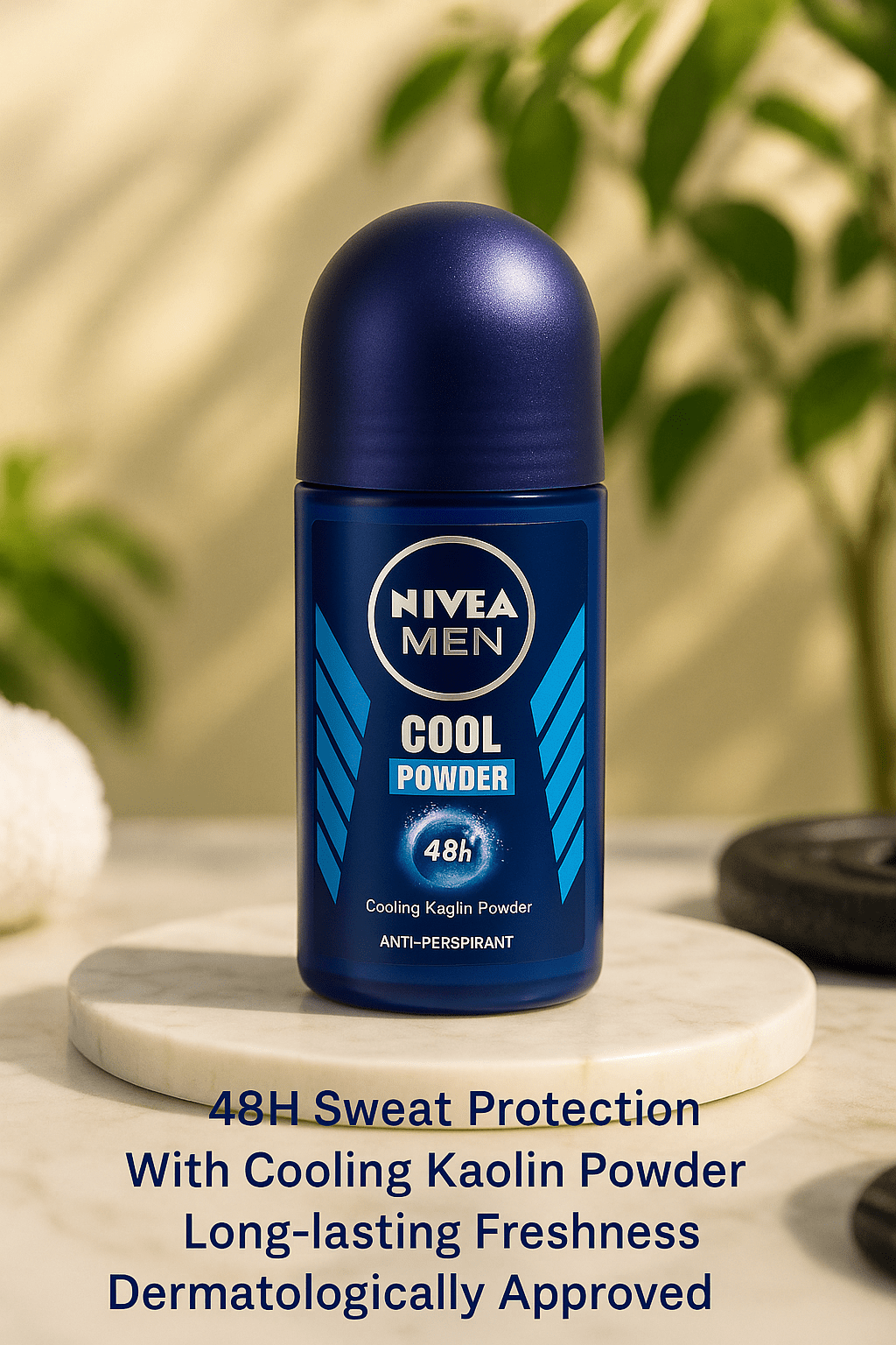 Nivea - Men Cool Powder Roll - On Deodorant (Original) - Zambeel