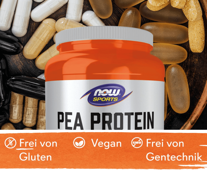 Now Sports - Pea Protein Creamy Chocolate Powder (Original) - Zambeel