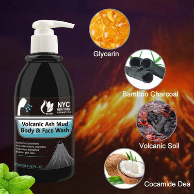 NYC - Volcanic AsH Mud Body & Face Wash (Original) - Zambeel