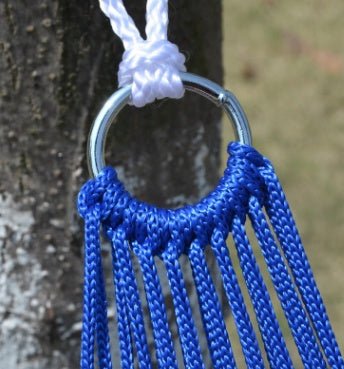 Nylon rope mesh hammock portable simple hammock swing - Zambeel