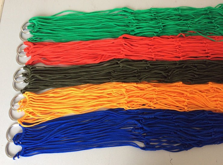 Nylon rope mesh hammock portable simple hammock swing - Zambeel