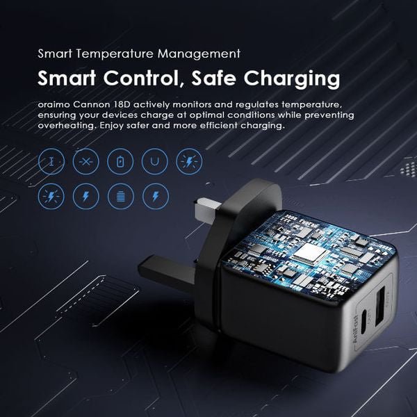 Oraimo - Cannon Wall Charger (Original) - Zambeel