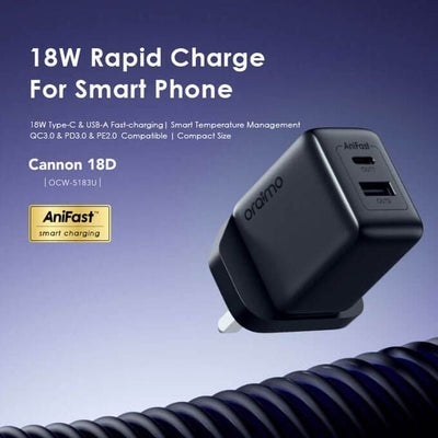 Oraimo - Cannon Wall Charger (Original) - Zambeel