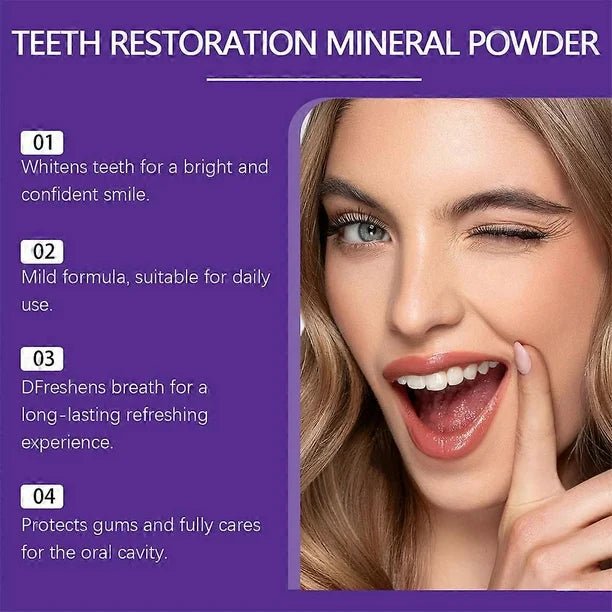 Oralhoo  - Teeth Restoration Mineral Powder (Original) - Zambeel