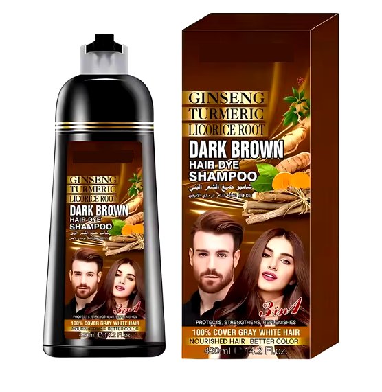 Organic Hair Dye Shampoo (420ml) - Zambeel