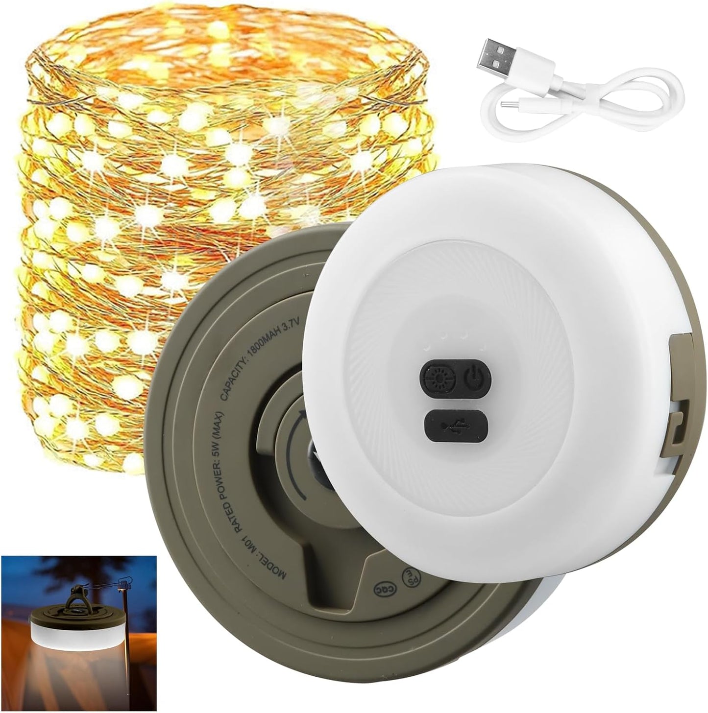 Outdoor Camping String Lights - Zambeel