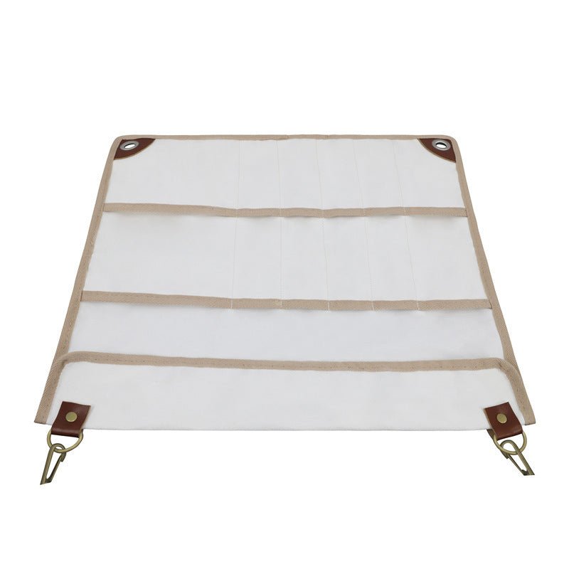 Outdoor Camping Tableware Spatula Spoon Hanging Cookware Foldable Tableware Bag - Zambeel