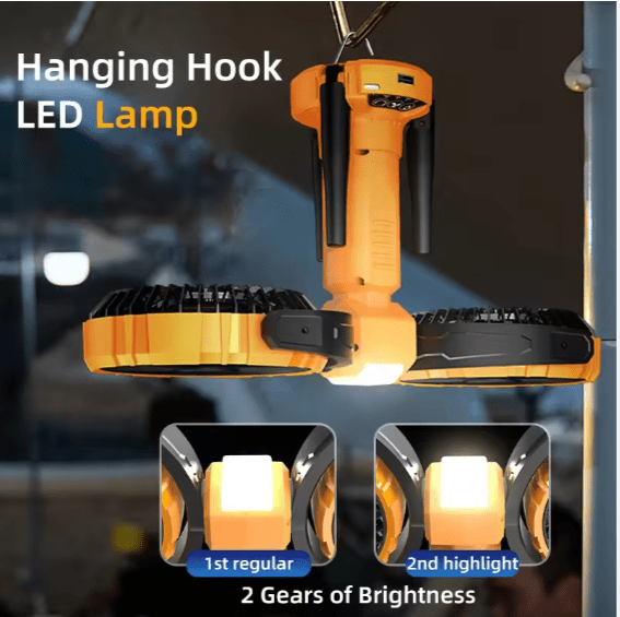 Outdoor Double Heads Fan - Zambeel