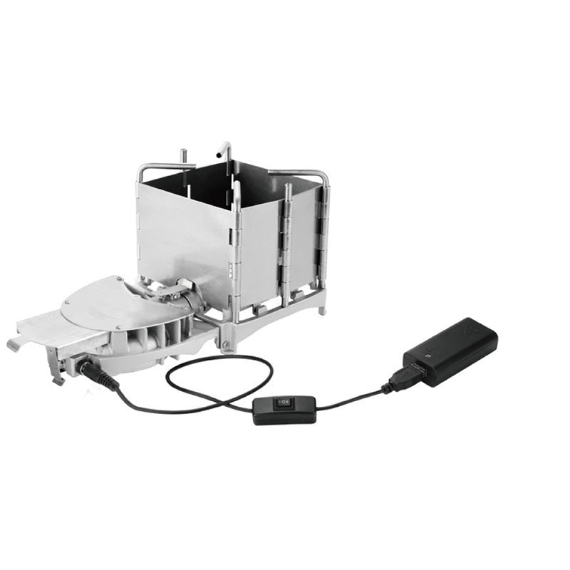 Outdoor Portable Stainless Steel Wood Stove Folding Camping - Zambeel