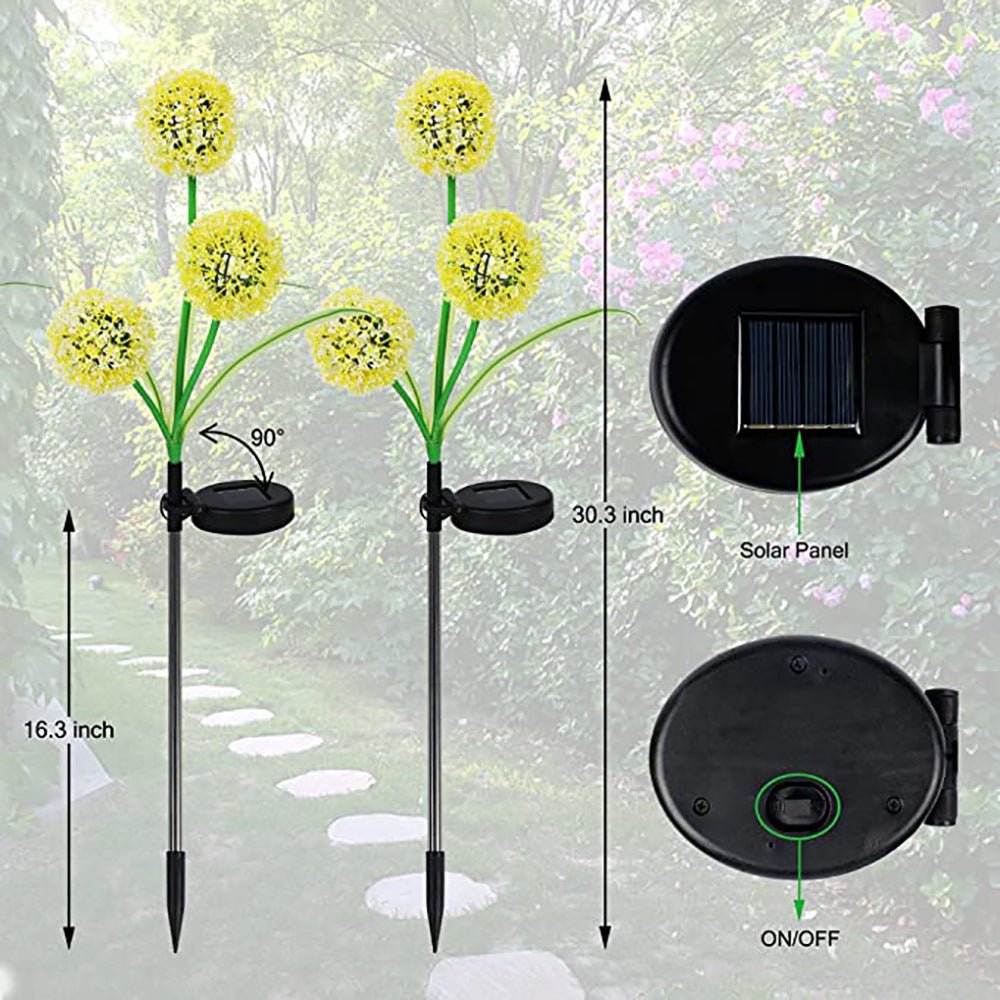 Outdoor Solar Lantern Dandelion Light 3LED - Zambeel