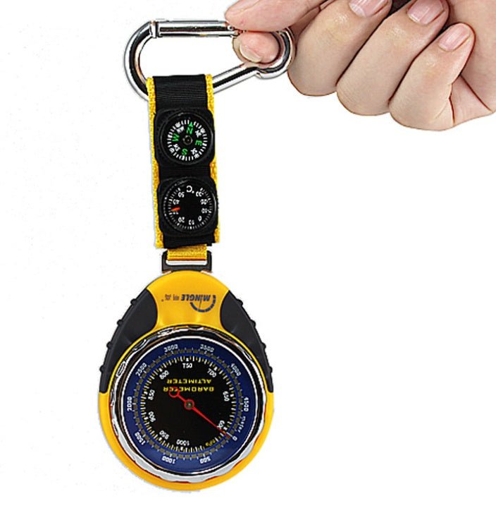 Outdoor travel multi - function pointer altimeter barometer altitude table BKT381 portable mountaineering - Zambeel