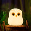 Owl Night Light Induction Bedroom Bedside Lamp - Zambeel