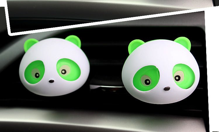 Panda Car Perfume Car Perfume Seat Cute Solid Car Aromatherapy - Zambeel