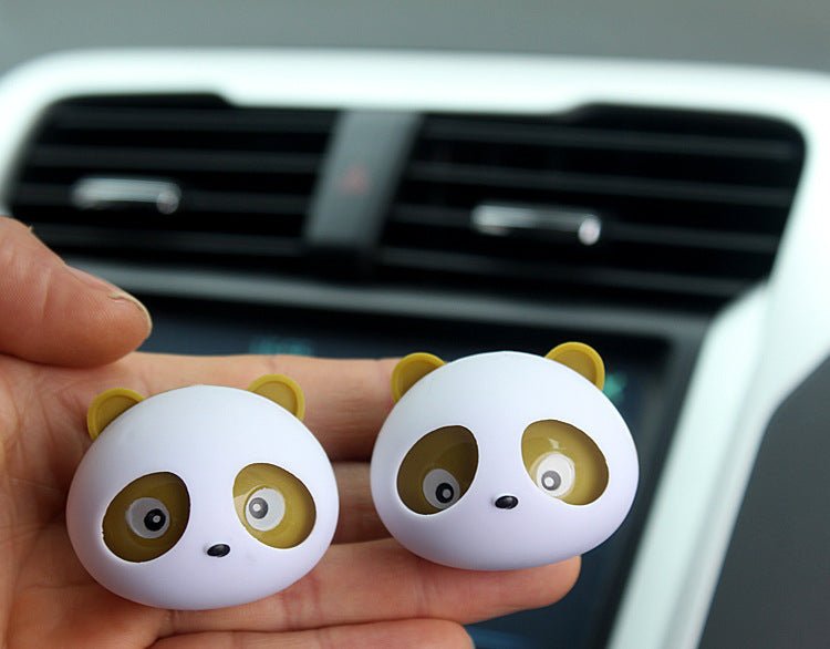 Panda Car Perfume Car Perfume Seat Cute Solid Car Aromatherapy - Zambeel