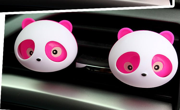 Panda Car Perfume Car Perfume Seat Cute Solid Car Aromatherapy - Zambeel