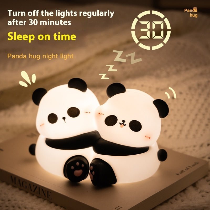 Panda Hug Small Night Lamp LED Desktop Decoration Night Light - Zambeel