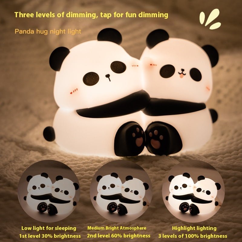 Panda Hug Small Night Lamp LED Desktop Decoration Night Light - Zambeel