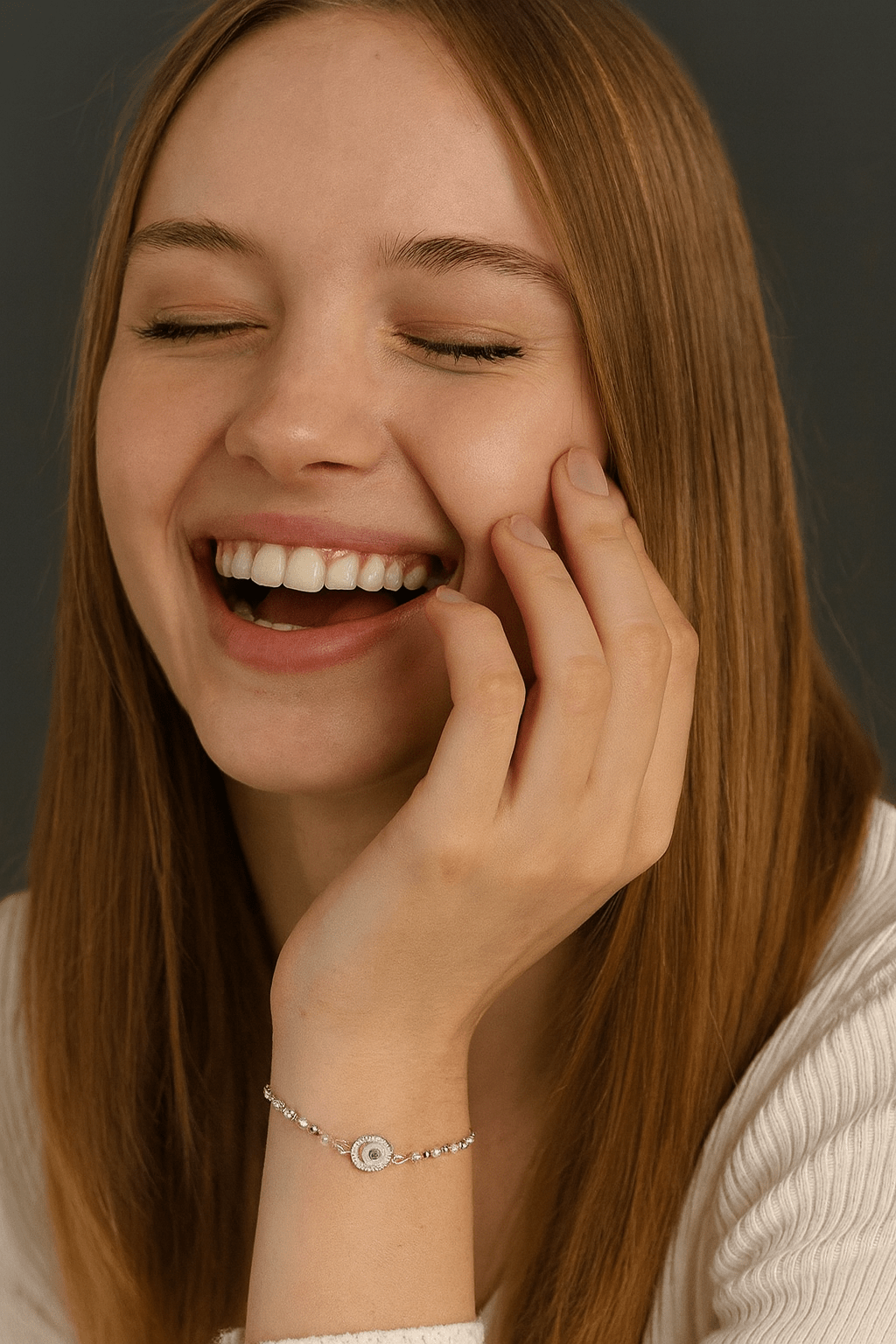 Pearl Beaded Evil Eye Bracelet - Zambeel