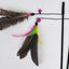 Pearl Bird Funny Cat Stick Feather Pet Toy Bell Funny Cat Stick - Zambeel