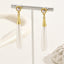 Pearl Earrings Drop - shaped Long Earrings Niche - Zambeel