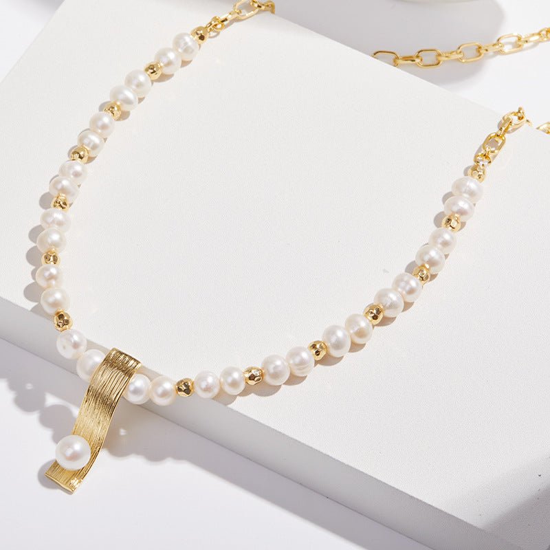 Pearl Necklace Minority Fashion Pendant For Women - Zambeel