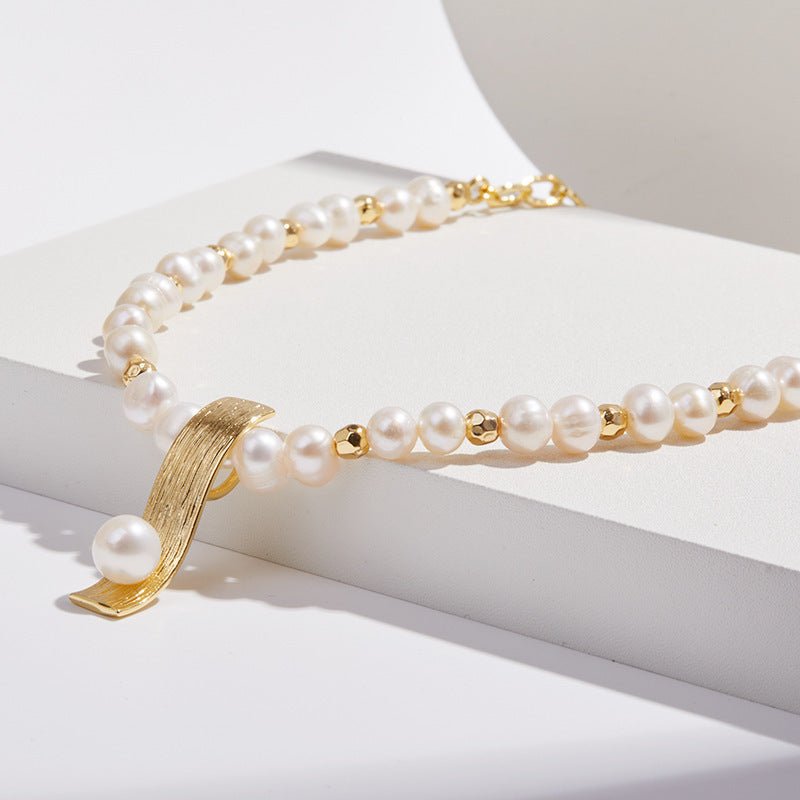 Pearl Necklace Minority Fashion Pendant For Women - Zambeel