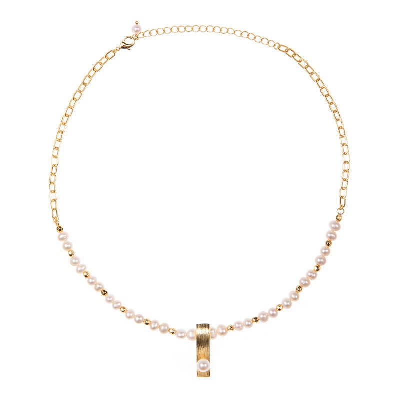 Pearl Necklace Minority Fashion Pendant For Women - Zambeel