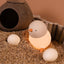 Pecking Rice Chicken Small Night Light Bedroom Bedside Lamp Charging - Zambeel