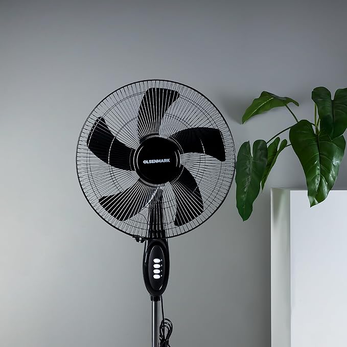 Pedestal Fan With 5 Leaf Blades - Zambeel