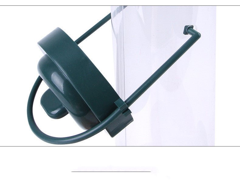 Pet Bird Feeder Feed Station Hanging Garden Plastic Birds Food Dispenser Feeders Outdoor Tree Garden Decoration - Zambeel