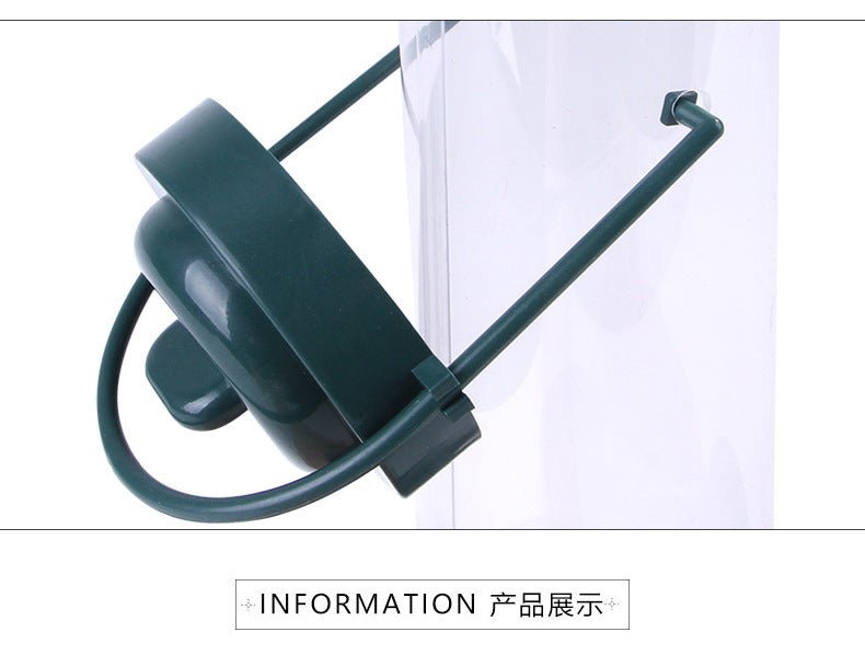 Pet Bird Feeder Feed Station Hanging Garden Plastic Birds Food Dispenser Feeders Outdoor Tree Garden Decoration - Zambeel