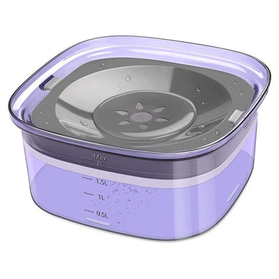 Pet Dog Floating Water Bowl Splash - proof Not Wet Mouth - Zambeel