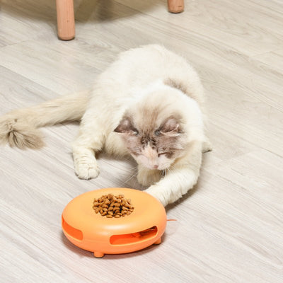 Pet Funny Cat Turntable, Cat Snacks, Food Utensils, Sound Toys - Zambeel
