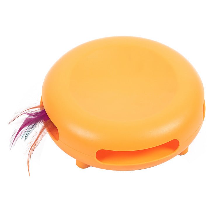 Pet Funny Cat Turntable, Cat Snacks, Food Utensils, Sound Toys - Zambeel