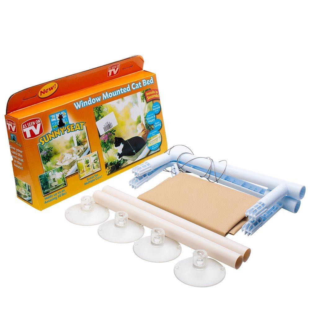 Pet Hanging Beds Cat Sunny Window Seat Mount Hammock Comfortable Cat Shelf Seat - Zambeel