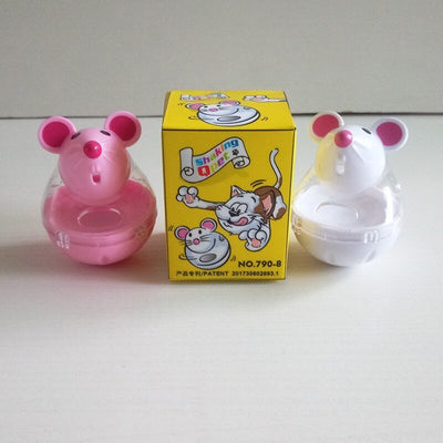 Pet Leaking Device Mouse Tumbler Funny Cat Interactive Toy - Zambeel