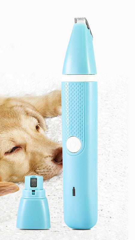 Pet Nail Polisher And Hair Trimmer One Machine Dual Purpose Household Pets - Zambeel