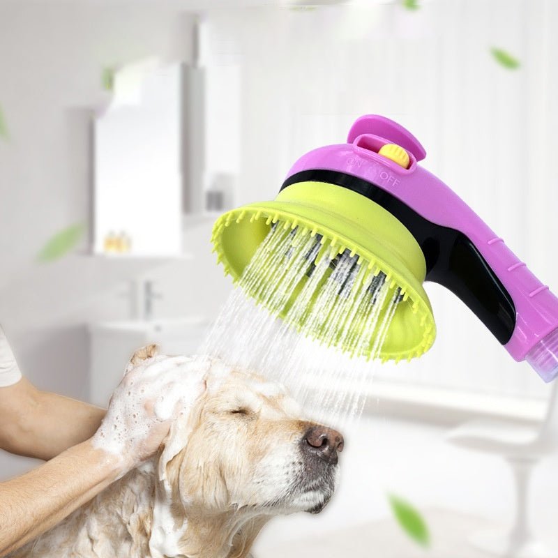 Pet Shower Kit Cat and Dog Shower Head Dog Shower Kit Brush Massage Kit Pet Kit - Zambeel