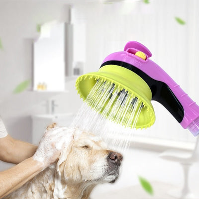 Pet Shower Kit Cat and Dog Shower Head Dog Shower Kit Brush Massage Kit Pet Kit - Zambeel