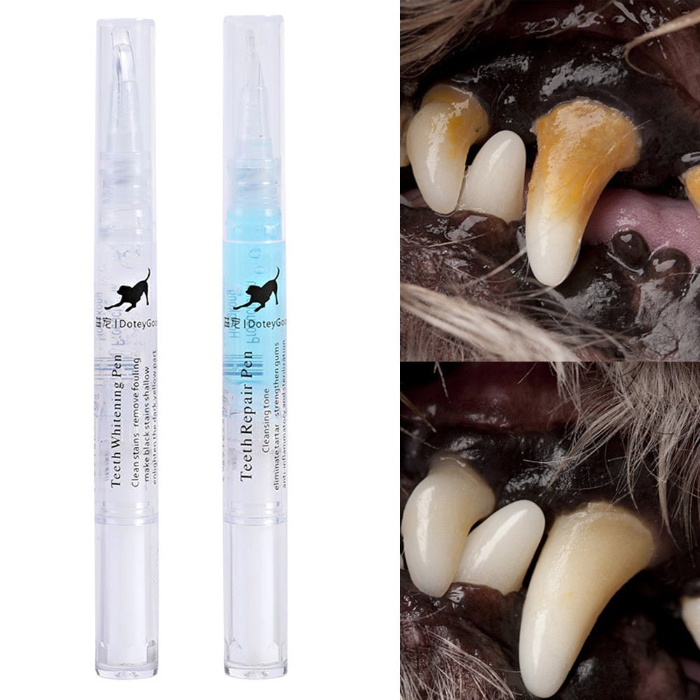 Pet Teeth Repairing Kit For Dog Cat Teeth Cleaning Pen Kit - Zambeel