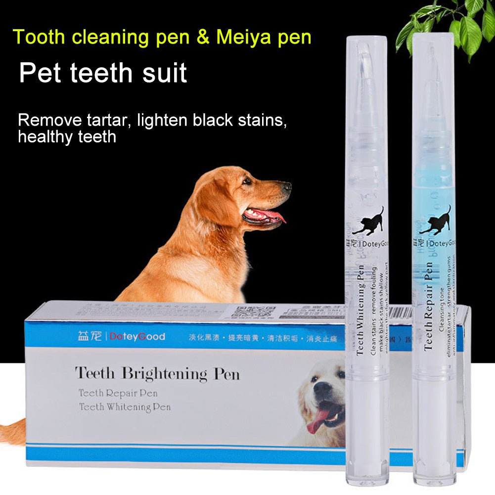 Pet Teeth Repairing Kit For Dog Cat Teeth Cleaning Pen Kit - Zambeel