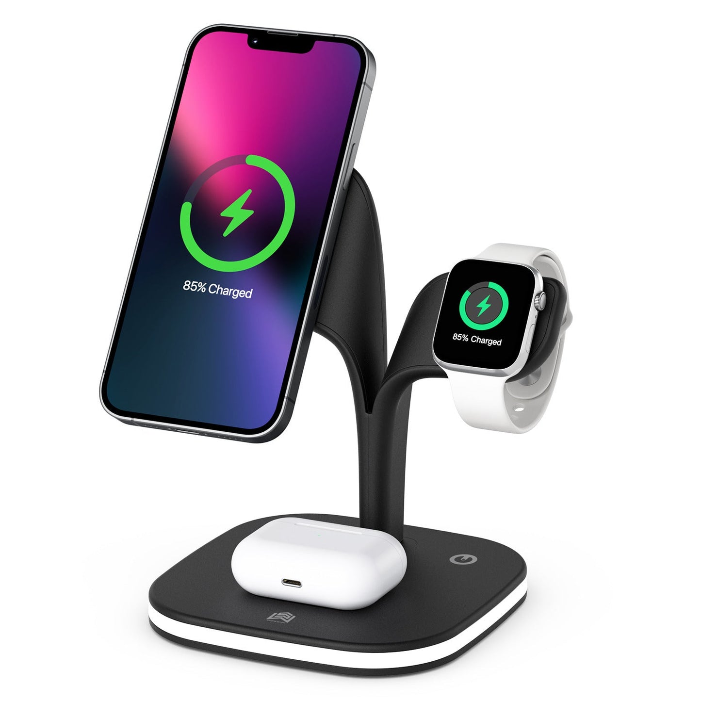 Phone Desktop Wireless Charger Watch Headphone Stand - Zambeel